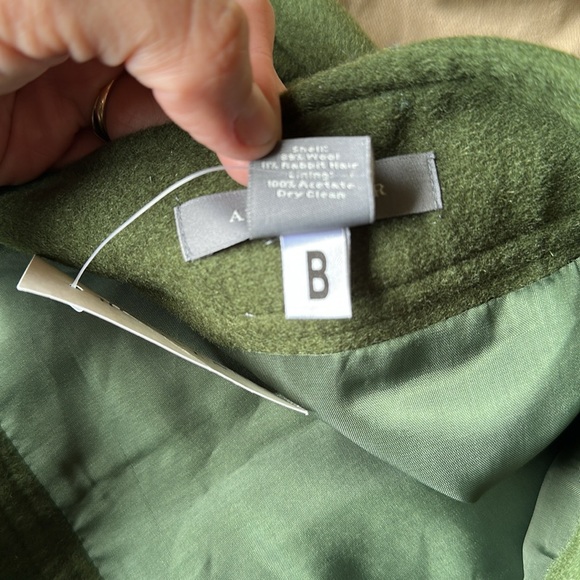 Ann Taylor wool and rabbit hair green skirt size‎ 6 new with tags - Picture 4 of 4